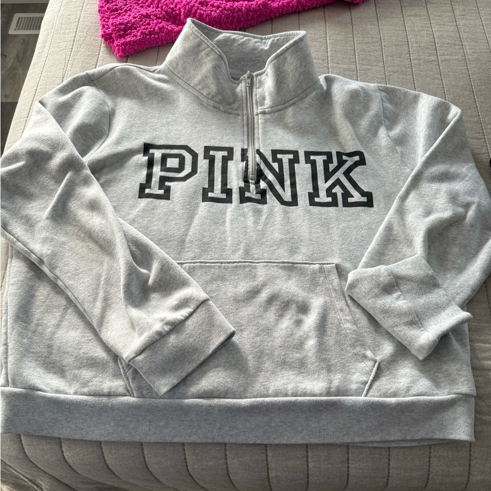 Pink 1/4 zip